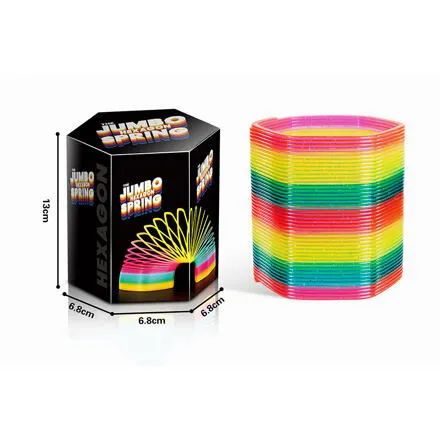 Farebná jumbo špirála s trblietkami