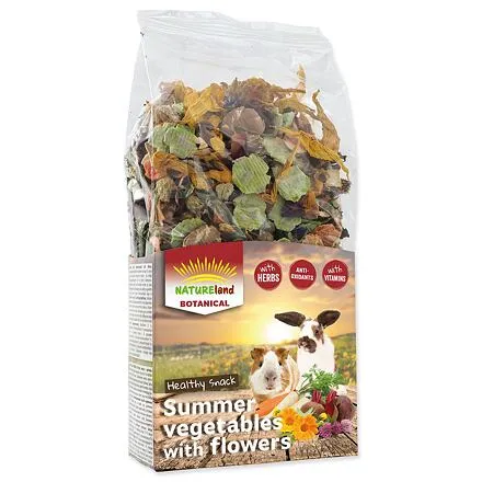 Pochúťka NATURE LAND Botanical letná zelenina s kvetmi 100 g