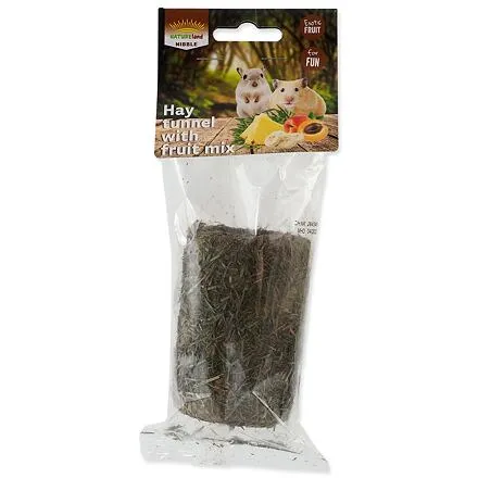 Tunel NATURE LAND Nibble zo sena plnený ovocím 125 g