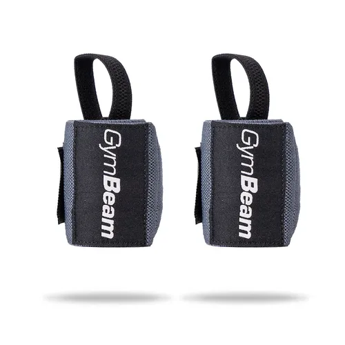 GymBeam Bandáže na zápěstí FIRM dark grey