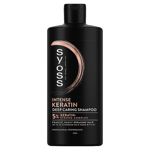 Syoss Intense Keratin šampon pro křehké, snadno se lámající vlasy 440ml