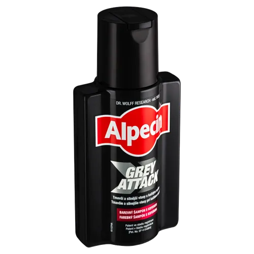 Alpecin Grey Attack barevný šampon s kofeinem 200ml