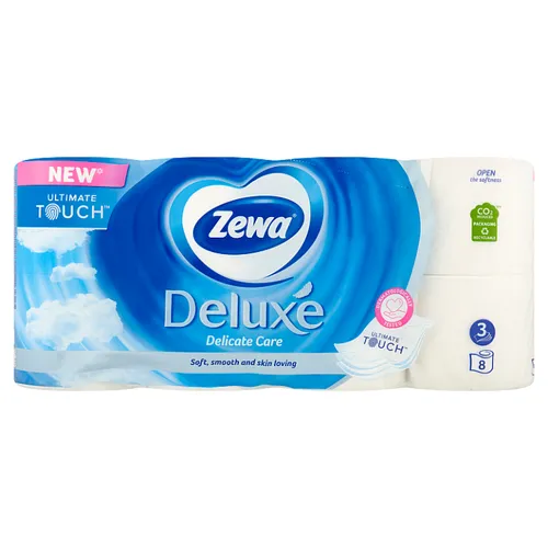 Zewa Deluxe Delicate Care toaletní papír 3 vrstvý 8 rolí