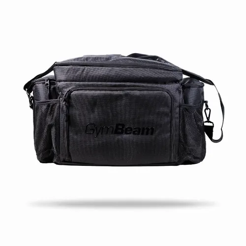 GymBeam Taška na jídlo Fit Prep Black + 6 krabiček