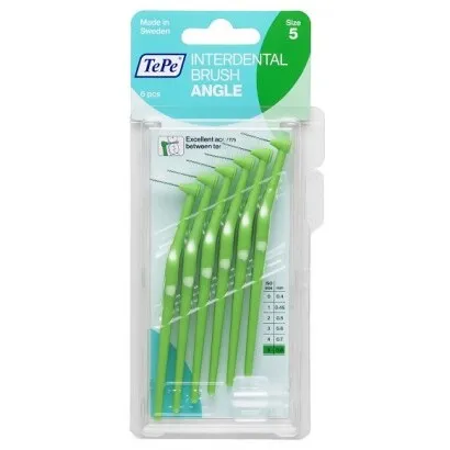 TePe Angle Mezizubní kartáčky size 5 zelené 6ks