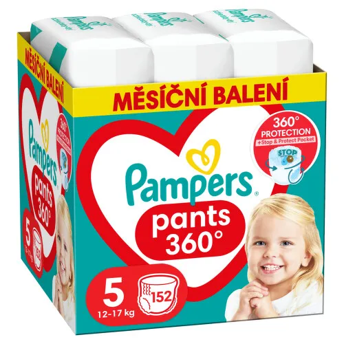 Pampers kalhotkové plenky měsíční balení S5 152ks