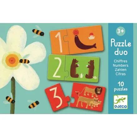 DJECO Duo puzzle Čísla