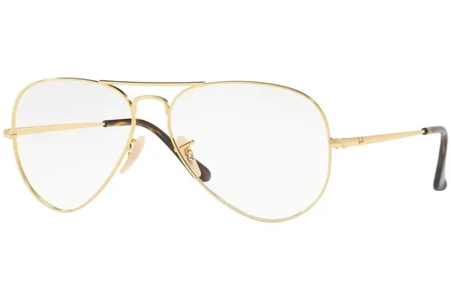 Ray-Ban Aviator Optics RX6489 2500, Zlaté, Materiál 0, Unisex dioptrické brýle