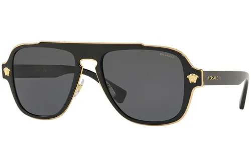 Versace Medusa Retro Charm VE2199 100281 Polarized, Polarizační, Černé, Materiál 1, Pánské sluneční brýle