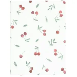 Dille&Kamille Cahier, blanc, cerises, A4 small unisex