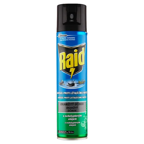 Raid Aerosol proti létajícímu hmyzu eukalyptus 400ml