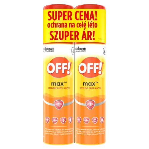 Off! Max aerosol duopack 100ml