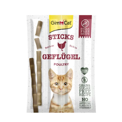 GimCat Sticks Srůbeží tyčinky 4ks/balení