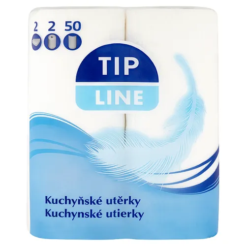 Tip Line Kuchyňské utěrky 2-vrstvé 2 ks