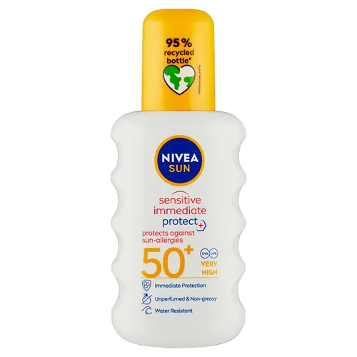 Nivea Sun Sensitive Sprej na opalování OF 50+ 200ml