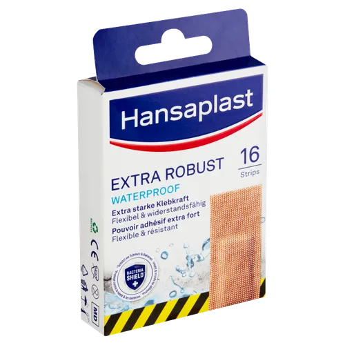 Hansaplast Extra Robust Vodotěsná náplast 16 ks