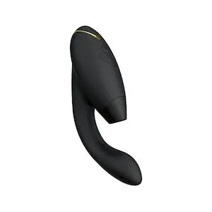 Womanizer - Duo 2 - Rabbit Sex Toy Clitoral Stimulator G-spot Dual Vibrator - Duo 2 Black - For Women