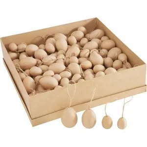 VBS XXL VBS Pappmaché-Eier "Größen-Mix", 140 Stück