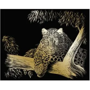 Royal Langnickel Kratzbild "Gepard"