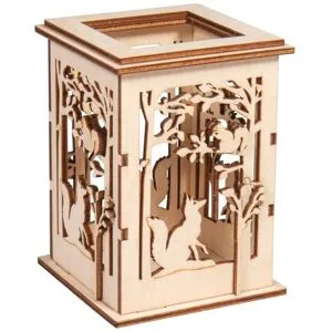 Rayher Tischlaterne "Wald"