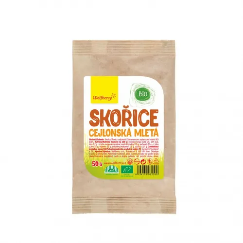 Wolfberry BIO Skořice cejlonská mletá