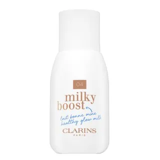 Clarins Milky Boost Foundation emulsiones tonificantes e hidratantes para piel unificada y sensible 04 Auburn 50 ml