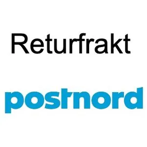 Returfrakt med Postnord (Alternativ: 1. Returfrakt privatpersoner (fraktetikett mailas eller laddas upp i postnords app))