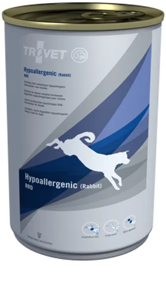 Trovet Hypoallergenic Rabbit Dog Konzerva (RRD) 6 x 400 g