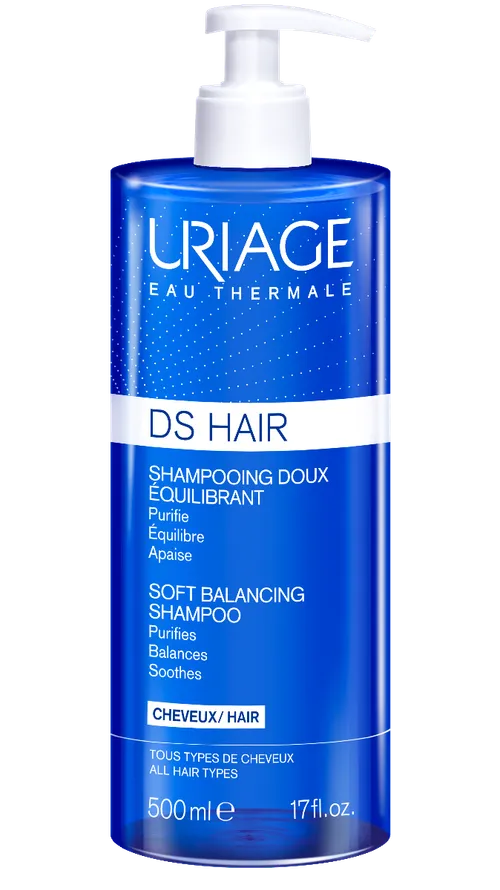 Uriage DS Hair Balancing Shampoo jemný zklidňující šampon 500 ml