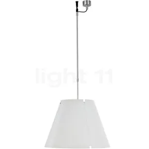 Luceplan Costanza Suspension abat-jour blanc - ø40 cm - télescope