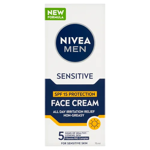 Nivea Men Sensitive Ochranný pleťový krém OF 15 75ml
