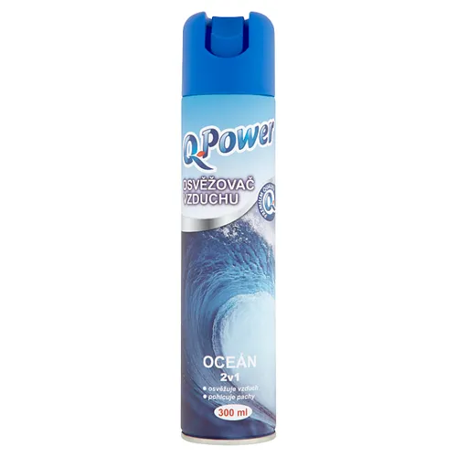 Q-Power Osvěžovač vzduchu oceán 2v1 300ml