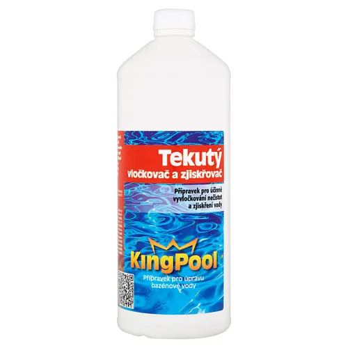 KingPool Tekutý vločkovač a zjiskřovač 1l