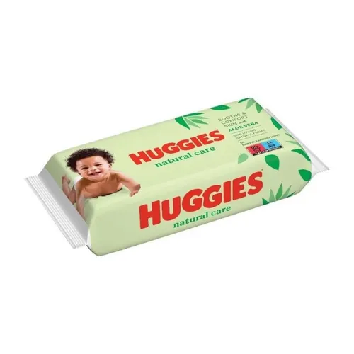 Servetele umede Aloe Vera Natural Care, 56 bucati, Huggies
