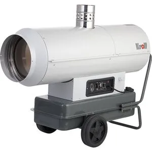 Kroll Aquecedor a óleo, volume de ar 1150 m³/h, CxLxA 1209 x 482 x 738 mm