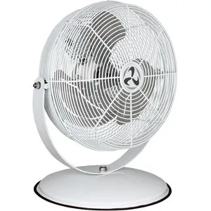 kaiserkraft Ventoinha de mesa IP44, AxLxP 495 x 485 x 485 mm, branco