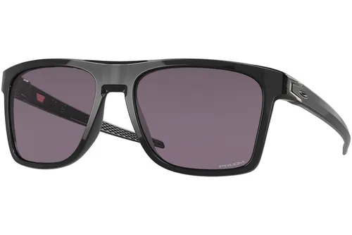 Oakley Leffingwell OO9100-01 PRIZM Grey, Černé, Materiál 0, Pánské sluneční brýle