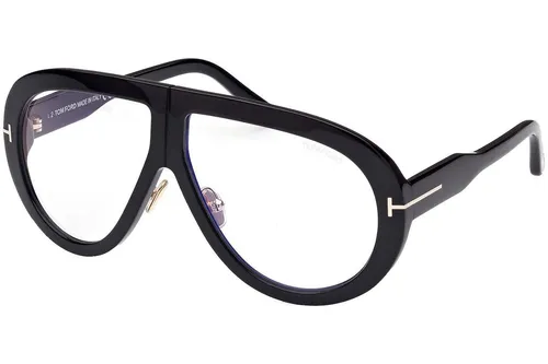 Tom Ford Troy FT0836 001, Černé, Materiál 0, Unisex sluneční brýle