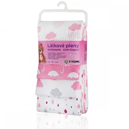 Látkové plienky, dážď