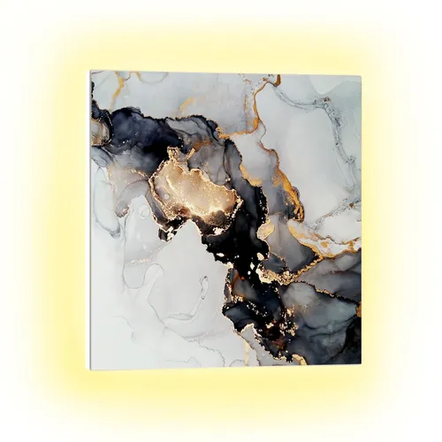 Klarstein Mojave 500 smart 2-in-1 Heizgerät Infrarot Konvektor 60x60cm 500W RGB-Licht