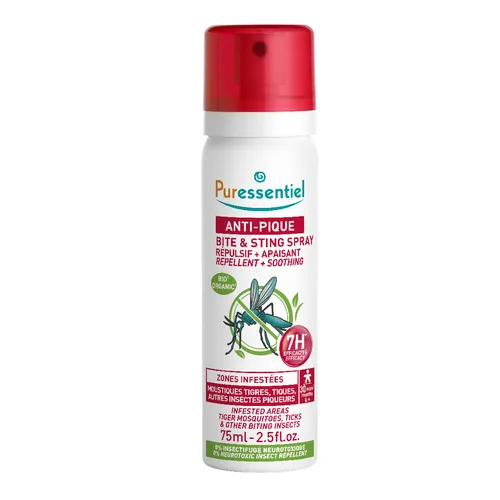 Spray repelent si calmant Anti-sting, 75ml, Puressentiel