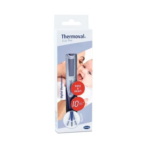Termometru digital cu cap flexibil, HartMann Thermoval Kids flex