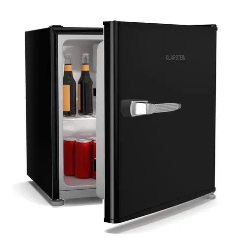 Klarstein Irene Mini Kühlschrank | Retro | 46L | 37 dB leise | EEK D | 0-10°C