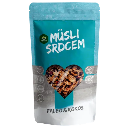 topnatur Müsli srdcom PALEO & Kokos LOW CARB