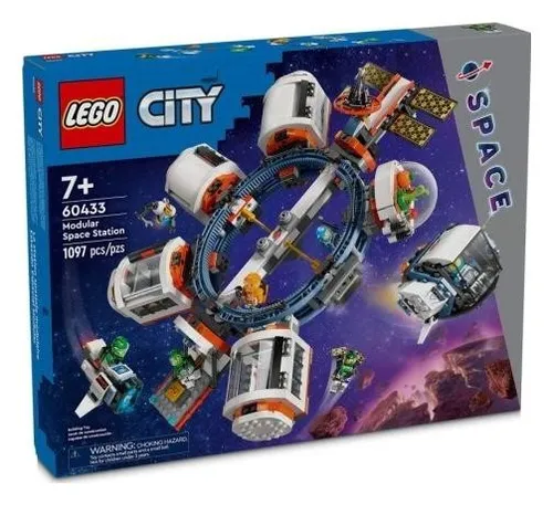 Klocki konstrukcyjne LEGO City 60433 Modułowa Stacja Kosmiczna