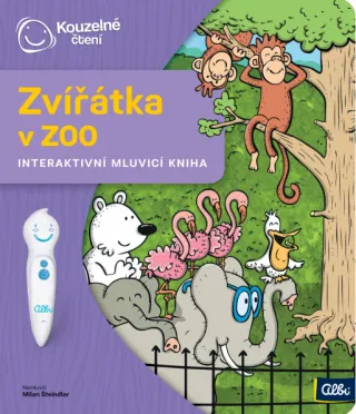 Kniha Zvířátka v ZOO - Kouzelné čtení Albi