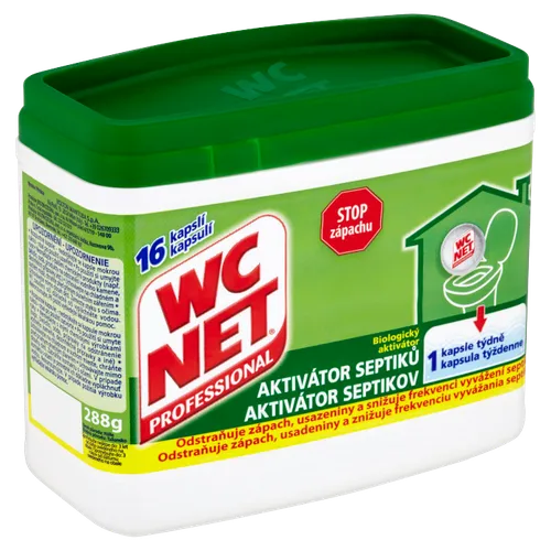 WC Net Professional Aktivátor septiků 16 kapslí 288g