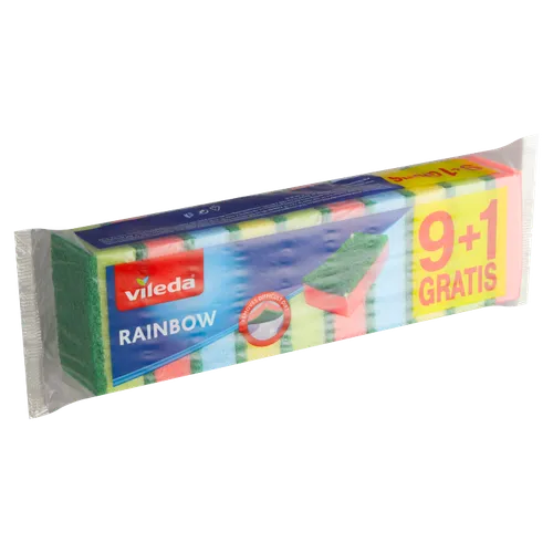 Vileda Rainbow houbičky na nádobí 9+1 ks