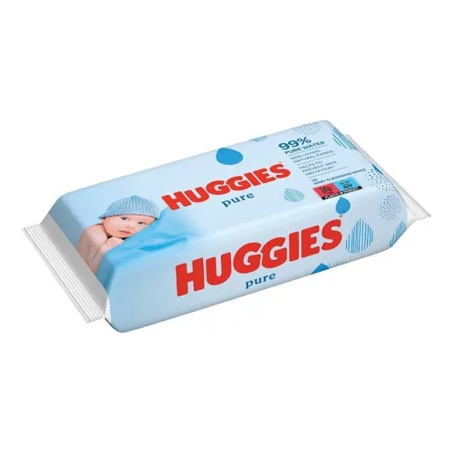Servetele umede Pure, 56 bucati, Huggies