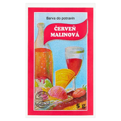 Barva do potravin červeň malinová 5g